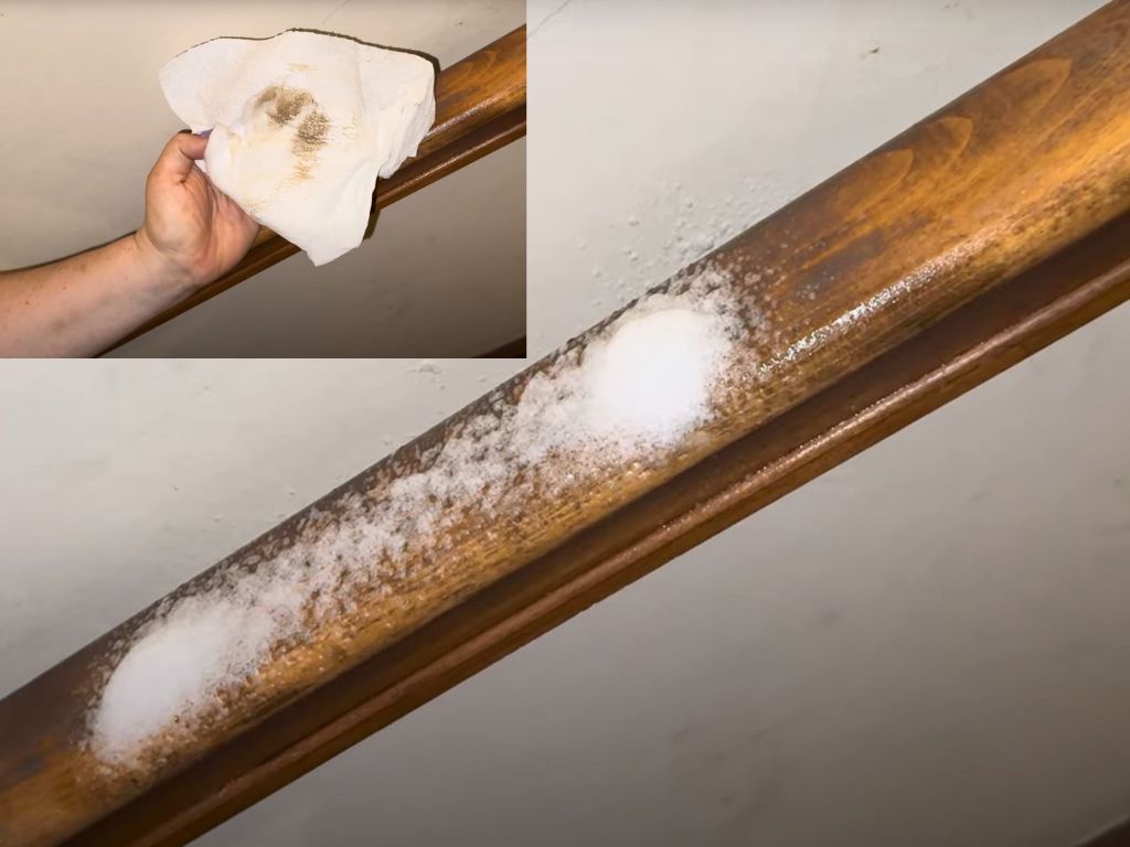 clean dirty handrails